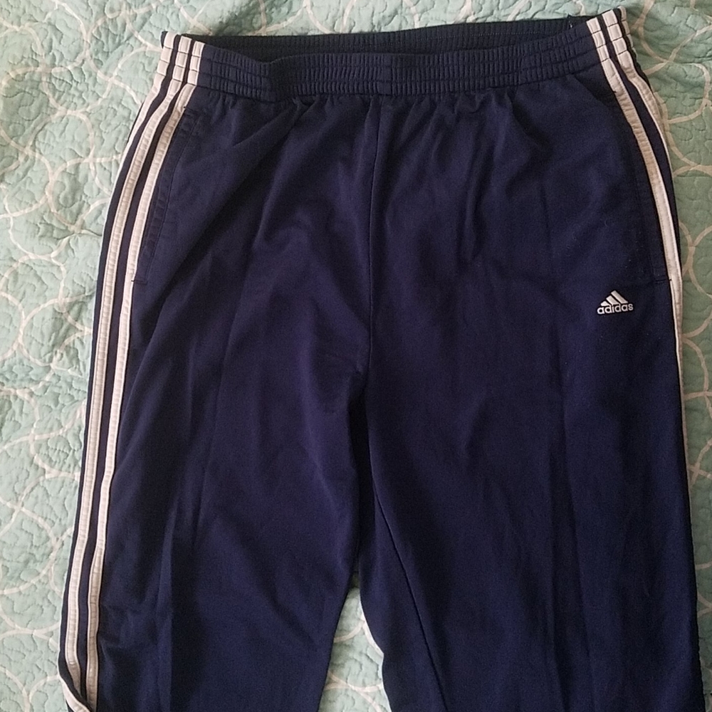 Adidas snap jogging pants